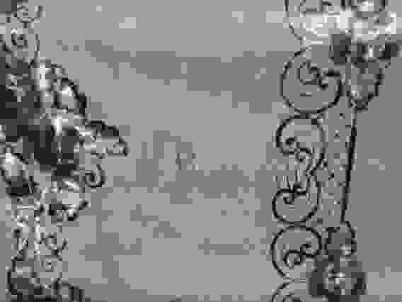 Клеенка ПВХ с печатью &quot;Лионель&quot; на ткани 140см