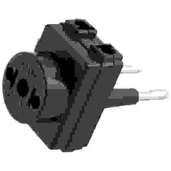 Разветвитель электрический "TOKER" 3гн. б/з, 6А, 3TM, черный