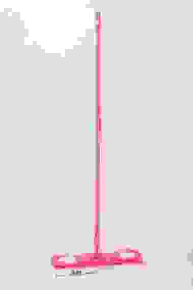 Швабра малинов. черенок телеск. метал. 120см (насадка с карманами микрофибра Лапша 14*44см) CELLTIX