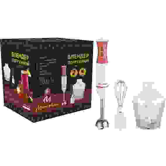 Блендер погружной МАТРЁНА МА-174, 350 Вт, 2 скорости, измельчитель, венчик