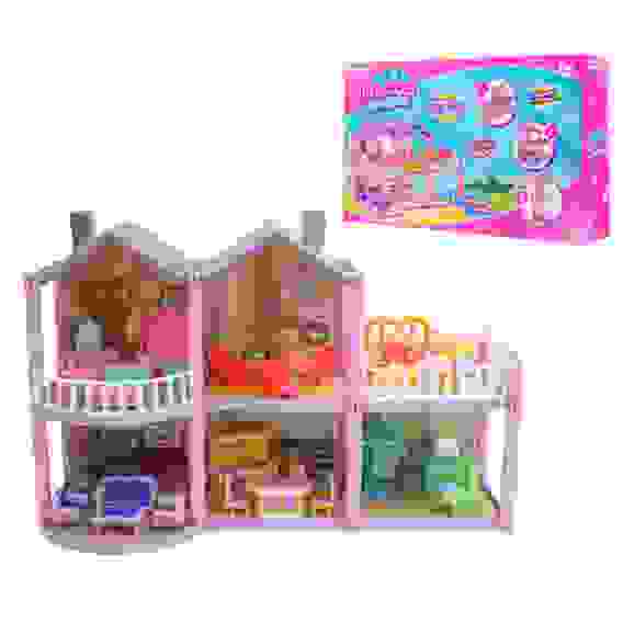 Домик для кукол с мебелью, 111 дет., ABS,PP, картон, 31х20х6,5см ИГРОЛЕНД