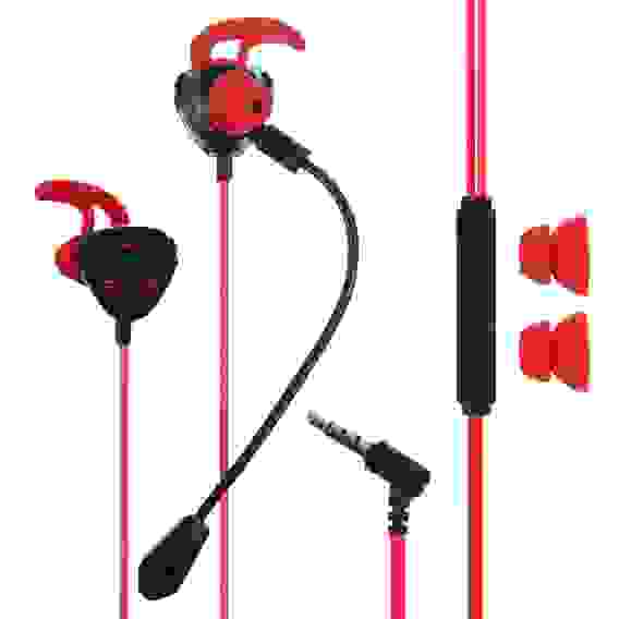 Наушники проводные игровые с микрофоном, металл, 130см, пластик FORZA