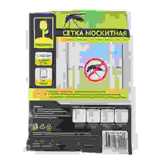 Москитная сетка для окон с крепежной лентой, полиэстер, 1,5х2,0м, в пакете INBLOOM BY