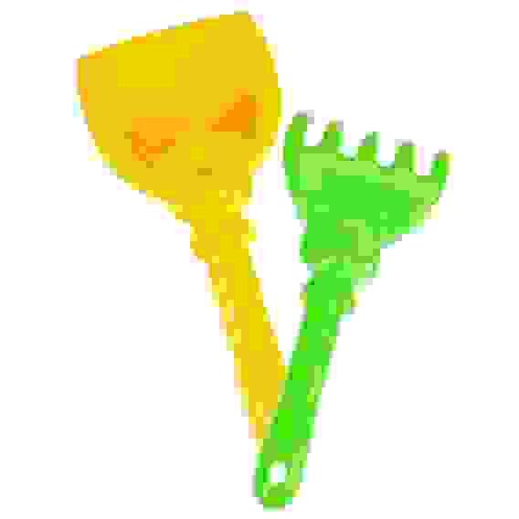 Набор для песочницы 2 пр., 13см РЫЖИЙ КОТ