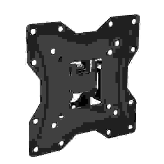 Кронштейн для ТВ наклонный, 18&quot;-43&quot;, 25кг, 75x75 до 200x200мм, мет LEBEN