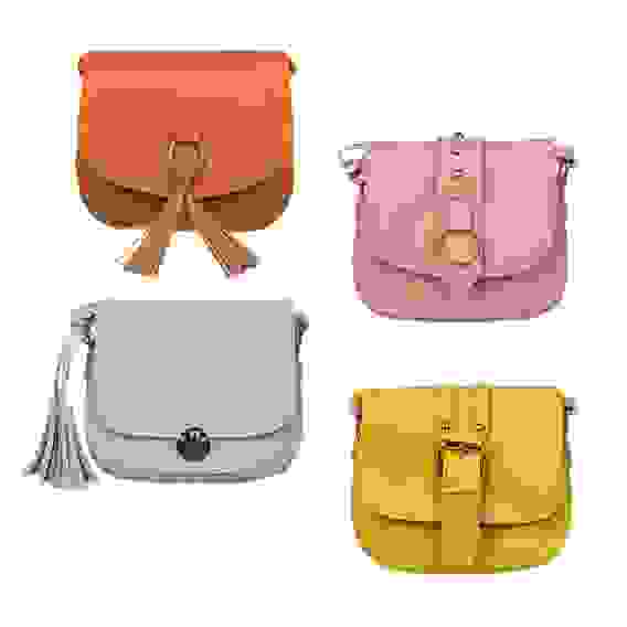 Акция! Сумка женская, ПУ, 19х17см, 4 дизайна, 21-02 ЮL