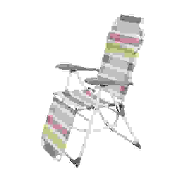 Кресло-шезлонг складное с цветными полосками К3/П