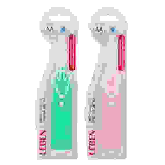 Зубная щетка электрическая круглая, 2АА, 2 цвета LEBEN