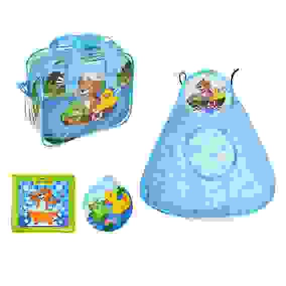 Набор для ванной с книгой, 4 пр., ПВХ, PEVA, 15х12,5х6см ИГРОЛЕНД