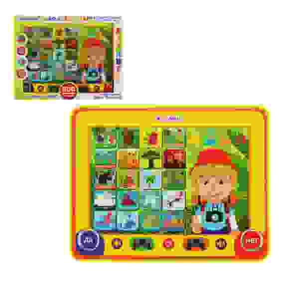 Планшет развивающий «Обо всем вокруг», И.Резник, звук, 3АА, ABS, 14х18,5х2см ИГРОЛЕНД