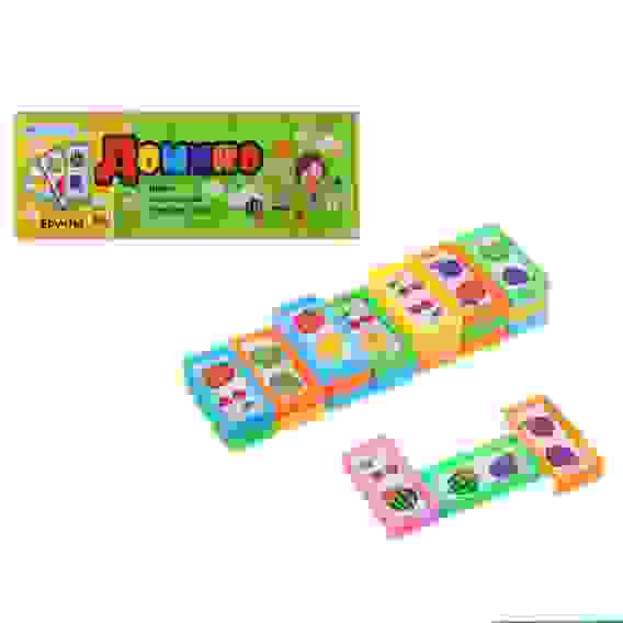 Домино, 21 фишка,ABS, 16х5х3см, 3 дизайна ИГРОЛЕНД