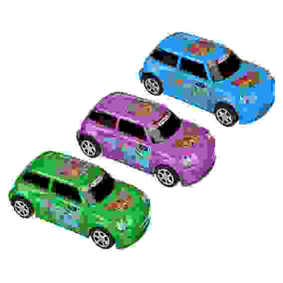 Машина в виде спецтехники, инерция, трещотка, ABS, 11,2х4,3х5,3см, 4 диз.