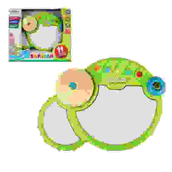 Барабан музыкальный, свет, звук, 3АА, ABS, 27х19х6,5см ИГРОЛЕНД