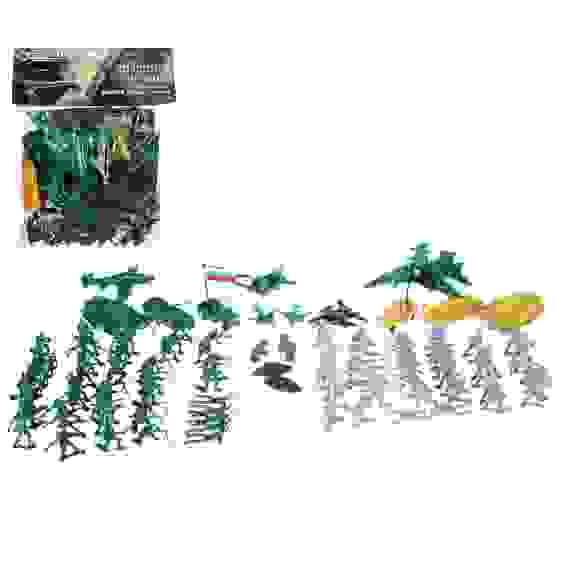 Набор солдатиков 100шт., PVC,PP, 26х33х5см, 2 дизайна ИГРОЛЕНД