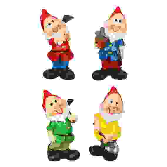 Фигура садовая \"Гномы\", h20-21см, полирезин, 4 дизайна INBLOOM