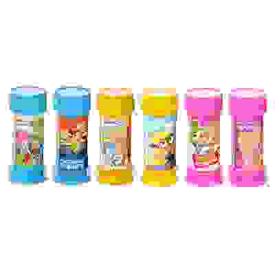 Мыльные пузыри "Мультфильмы", 35мл, мыльный раствор, пластик, 2-4 дизайна