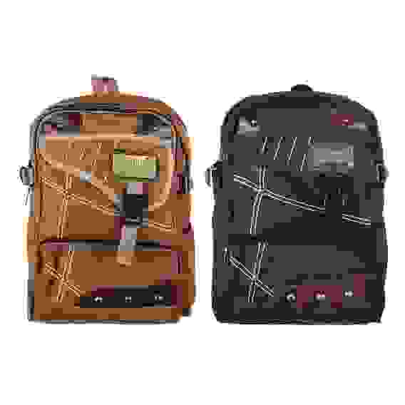 Рюкзак подростковый 41x31x15см, мягкий, 1отд. на молнии, 4 кармана, холст, металл, 2 цвета