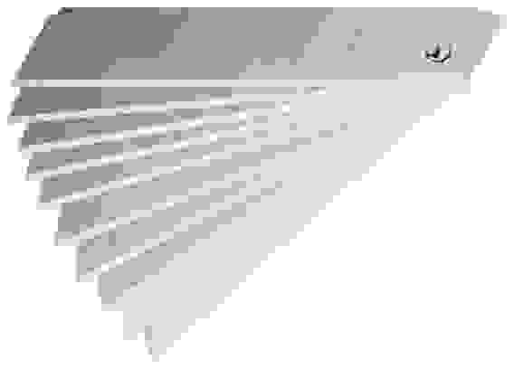 Лезвия для канцеляр. ножей Hatber 18мм 10 шт в пластик.боксе с европодвесом