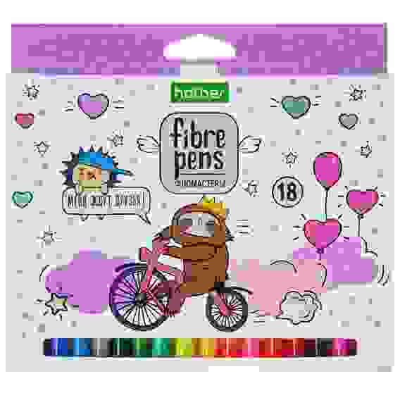 Фломастеры "ECO" 18 цв. Мечтатели в карт.короб. с европодвесом