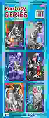 Наклейка 6шт лист 80х190мм серия -Fantasy SERIES-