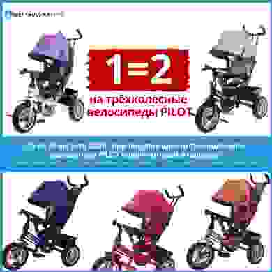 2=1 на велосипеды PILOT
