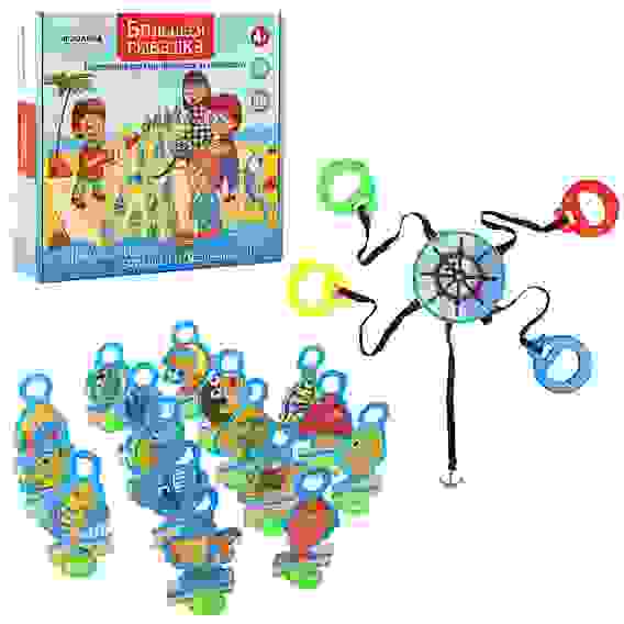 Настольная игра на ловкость и меткость, PP, PS, бумага, картон, резина, 22х21х5,5см, 4 диз ИГРОЛЕНД