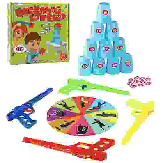Настольная игра на ловкость и меткость, PP, PS, бумага, картон, резина, 22х21х5,5см, 4 диз ИГРОЛЕНД