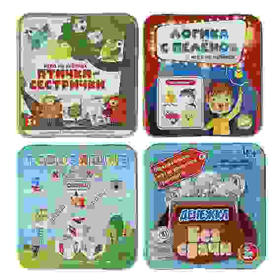 Игра настольная развивающая &quot;Самый умный&quot;, металл, пластик, 4 дизайна 10КОРОЛЕВСТВО