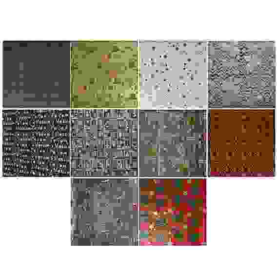 Бумага упаковочная, 68,5х100см, металлизированная, 10 дизайновСНОУ БУМ