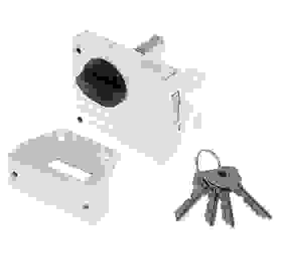 Замок накладной Зенит ЗН1-2 (белый)