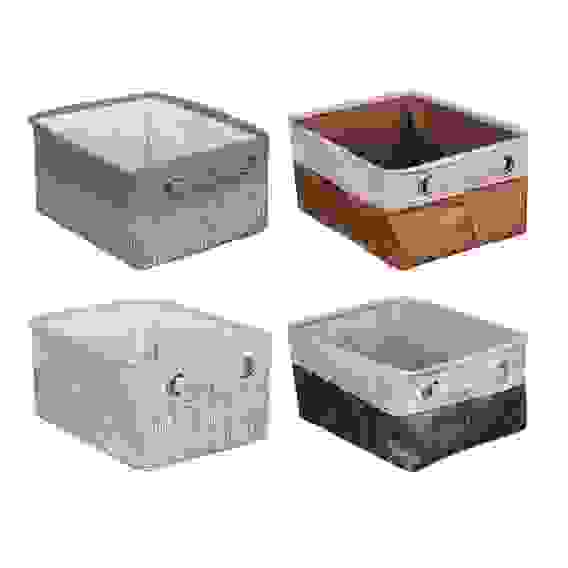 Кофр мягкий для хранения, 19х26х12см, парусина, ПЭ, 4 дизайна VETTA