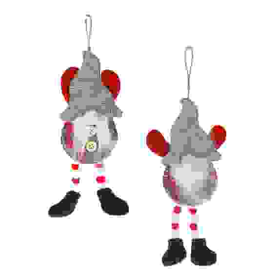 Сувенир мягкий, полиэстер, в виде гнома, 24x10см, 2 дизайна СНОУ БУМ