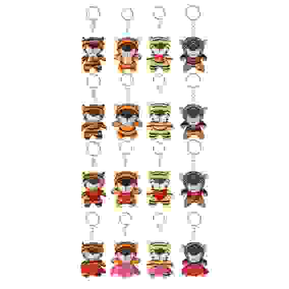 Sale!Сувенир мягкий, полиэстер, в виде тигра, 8x6x5см, 4 дизайна СНОУ БУМ