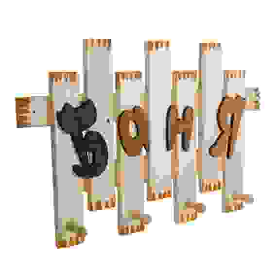 Вешалка "Баня" 4-х рожковая 45x38 см, липа, БАННАЯ ЛИНИЯ™