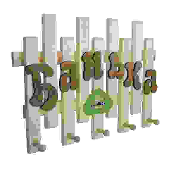 Вешалка "Банька" 5-ти рожковая 51x38 см, липа, БАННАЯ ЛИНИЯ™