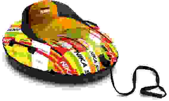 Тюбинг ТБМ1 овальный принтованный (Nika sport зеленый со спинкой ТБМ1/NS)