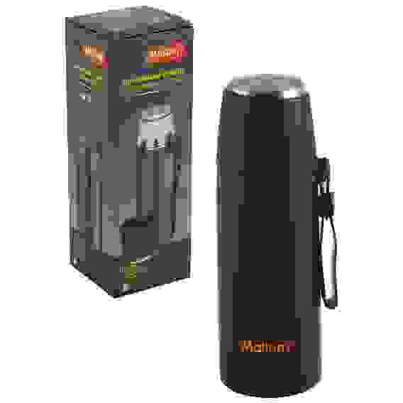 Термос с чашкой и силиконовым ремешком NERO, 0,35 л