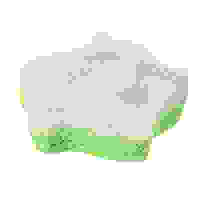 Мочалка из целлюлозы c массажным слоем, 110х110х35 мм, звезда &quot;Банные штучки&quot; /30