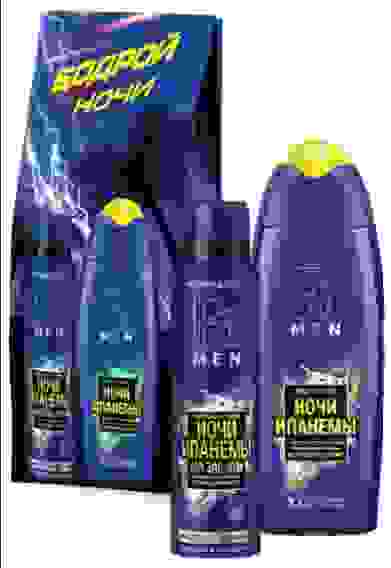 Подарочный набор FA MEN Ночи Ипанемы гель д/д+део
