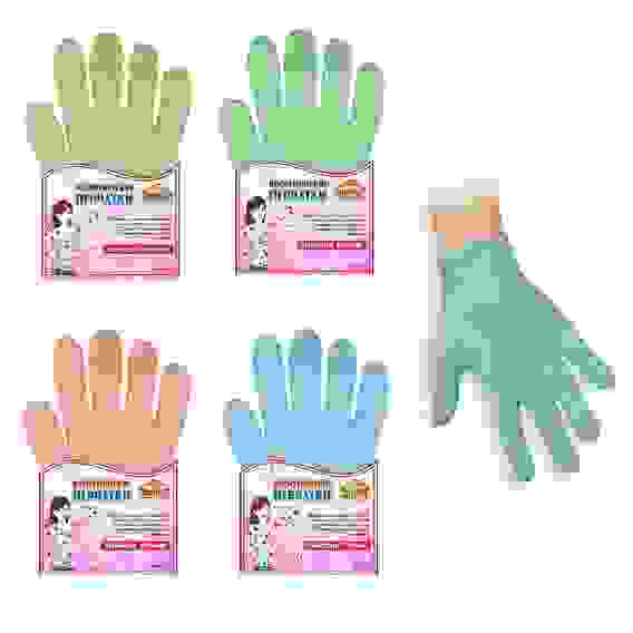 Перчатки косметические "Нежные ручки" 4 цв BF17-11