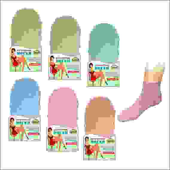 Носки косметические \"Стандарт\" 4 цв BF17-10