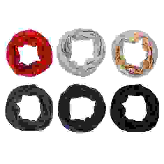 Акция! Шарф-хомут для взрослых универсальный, 100% полиэстер, 48х24см, 6 цветов GALANTE