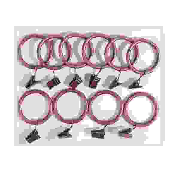 Кольцо для штор с зажимом металл d38/48мм (наб 10шт цена за наб) бронзовый АУ 2303486