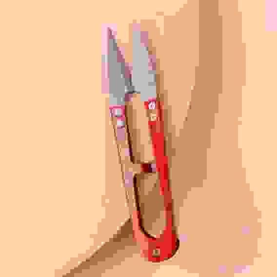 Ножницы для распарывания швов,обрезки ниток (фас 6 шт цена за шт) в чехле МИКС 1160798