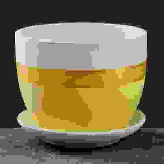 Горшок цветочный СТИЛЬ желтый 0,6 л 6031135