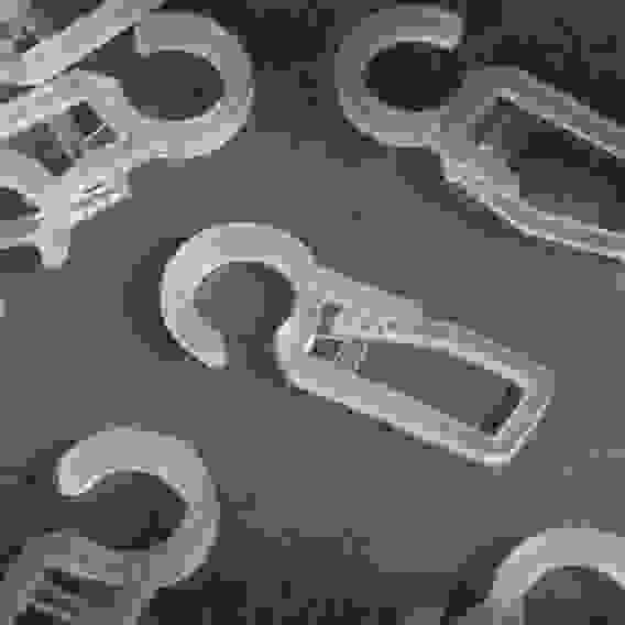 Крючок-защелка карнизный (упак 20шт,цена за упак) прозрачный 6254567