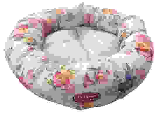 Лежак ватрушка для животных Анютины глазки 50x50x15 см 3426166 РОДНЫЕ МЕСТА