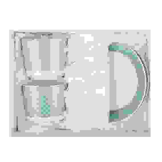 Набор чайный 4 пр., 260мл, 15см, костяной фарфор MILLIMI Арлекин