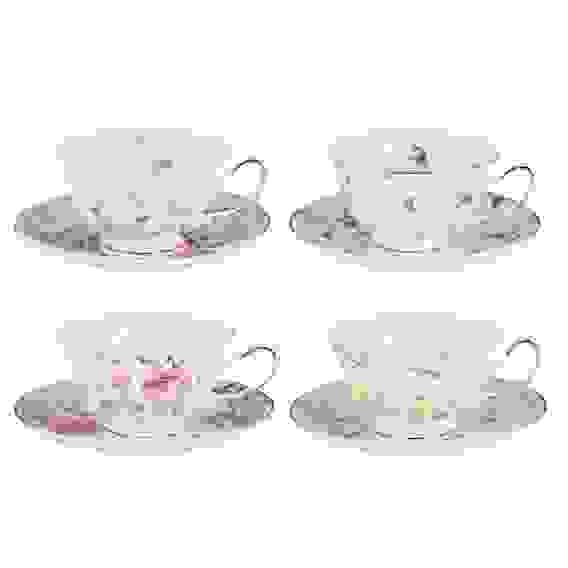 Набор чайный 2 пр., 220мл, 15см, костяной фарфор, 4 дизайна MILLIMI Настроение