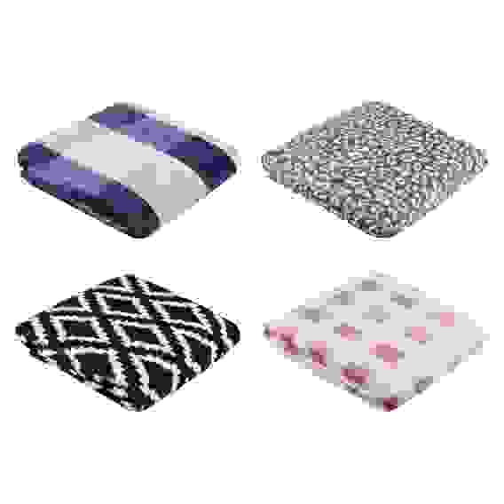 Плед, микрофибра, 150х200см, 180гр/м, \"Фантазия\", 4 дизайна PROVANCE